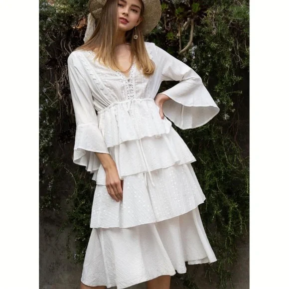 POL Magnolia Blooms Dress NEW - Picture 4 of 13